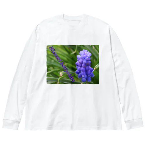 Muscari botryoides(4:3) ビッグシルエットロングスリーブTシャツ