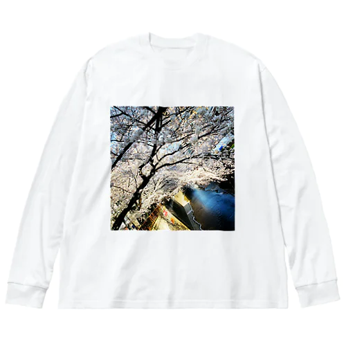 桜 Big Long Sleeve T-Shirt