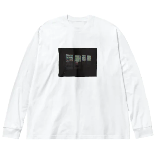 深夜の自動販売機。 Big Long Sleeve T-Shirt