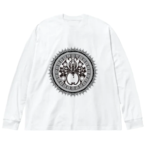 焔蝶曼荼羅 Big Long Sleeve T-Shirt