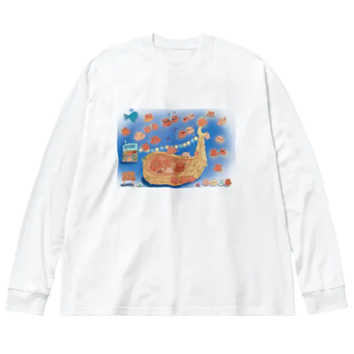 沈没船で夜会メンダコ Big Long Sleeve T-Shirt