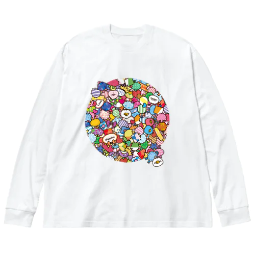 ピヨピヨちぴよ⁻ギフト01⁻ ビッグシルエットロングスリーブTシャツ