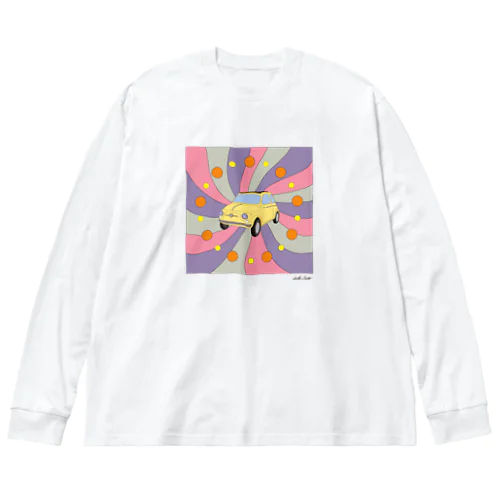 Lupine’s car ビッグシルエットロングスリーブTシャツ