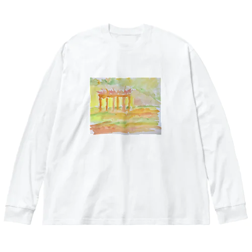 藤棚 Big Long Sleeve T-Shirt