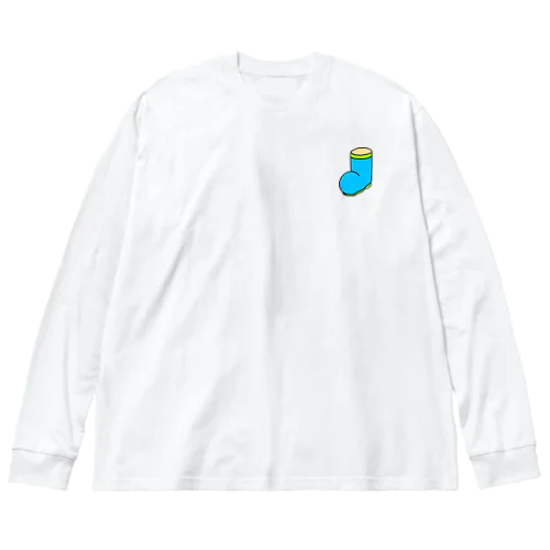 誰かの長靴 Big Long Sleeve T-Shirt