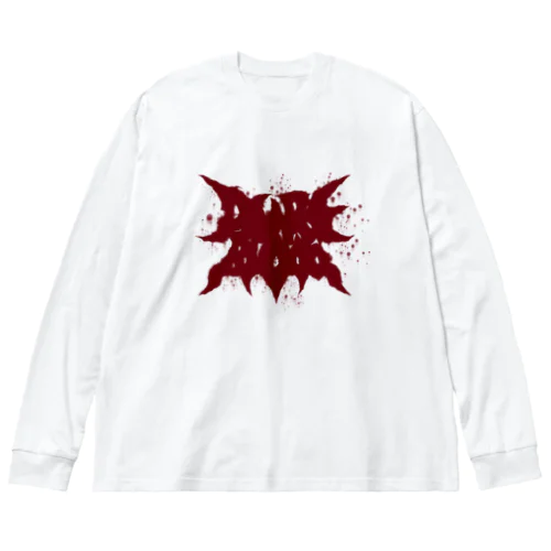 PURE BLOOD RED Big Long Sleeve T-Shirt