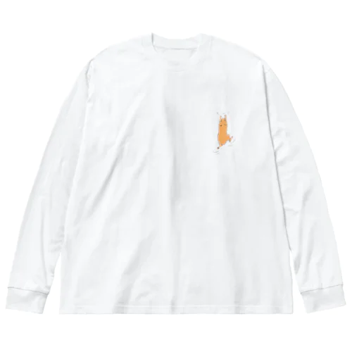 しがみつきハムスター　その1 Big Long Sleeve T-Shirt