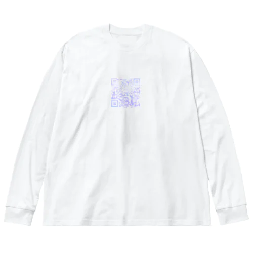 QR T-shirt -World Peace- Big Long Sleeve T-Shirt