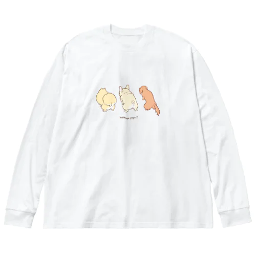 ウンチングスタイル４ Big Long Sleeve T-Shirt