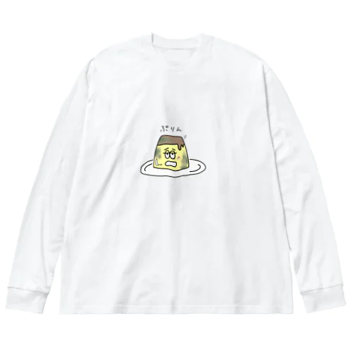 腐ったぷりん。 ビッグシルエットロングスリーブTシャツ