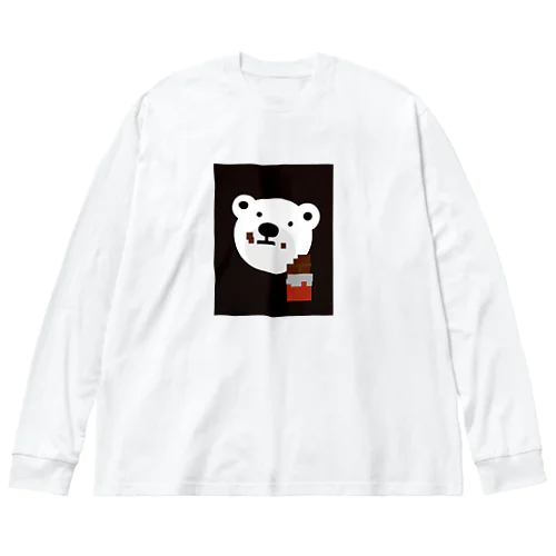 チョコ大好き ビッグシルエットロングスリーブTシャツ