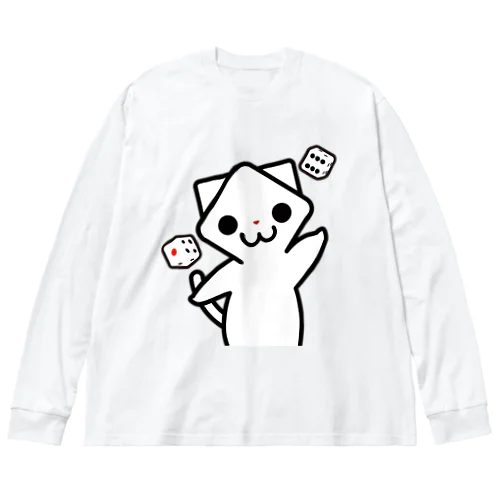 ダイスネコ「コロ」 ビッグシルエットロングスリーブTシャツ