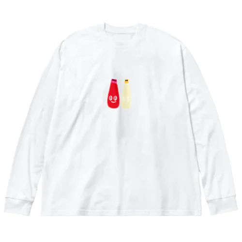 マヨくんとケチャくん Big Long Sleeve T-Shirt