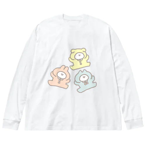 きぐるみちゃんず ビッグシルエットロングスリーブTシャツ