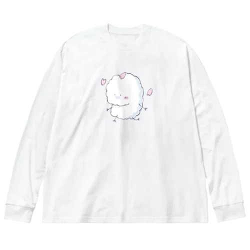 ほこりくん３ ビッグシルエットロングスリーブTシャツ