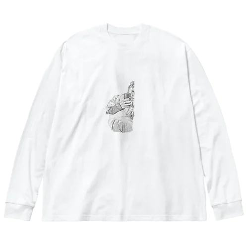 フロントプリントロンティ Big Long Sleeve T-Shirt