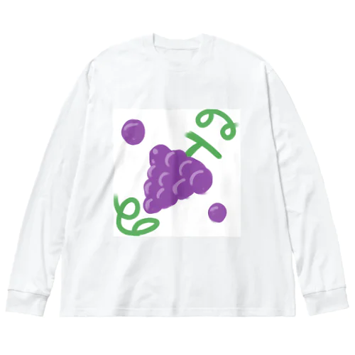 ゆるふわぶどう Big Long Sleeve T-Shirt