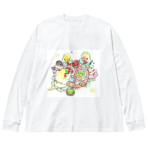 コザクラインコ ビッグシルエットロングスリーブTシャツ