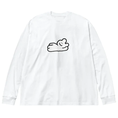 だらける うさみ ビッグシルエットロングスリーブTシャツ