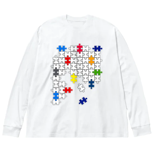 Jigsaw_Puzzle Big Long Sleeve T-Shirt