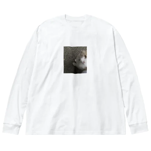 眼屎neko🐱 ビッグシルエットロングスリーブTシャツ