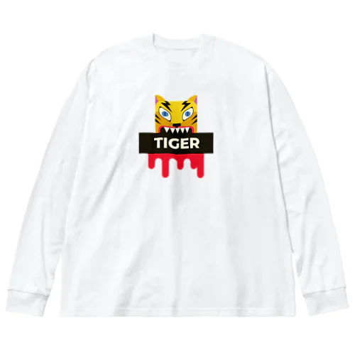 TIGER ビッグシルエットロングスリーブTシャツ