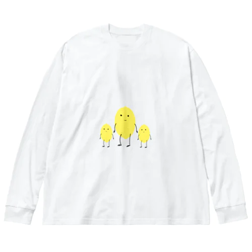 レモン家族 ビッグシルエットロングスリーブTシャツ