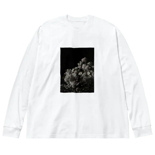 モノクロ桜 Big Long Sleeve T-Shirt