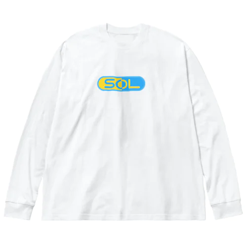 ellipse logo ビッグシルエットロングスリーブTシャツ