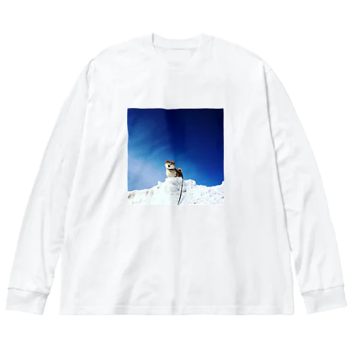 ドヤッと青空と柴犬 Big Long Sleeve T-Shirt