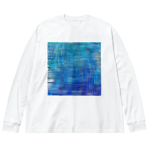 Blue ビッグシルエットロングスリーブTシャツ