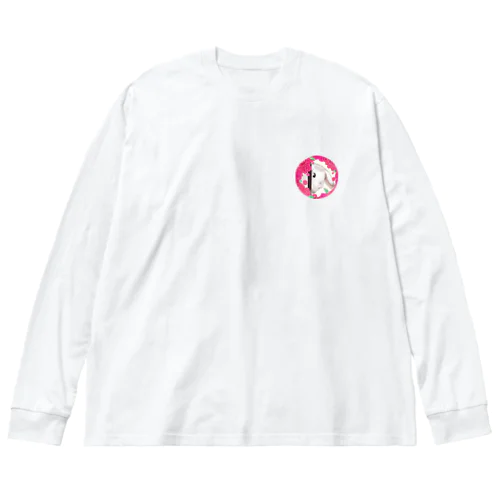 バラに囲まれたラブくん Big Long Sleeve T-Shirt