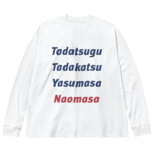 徳川四天王 Big Long Sleeve T-Shirt