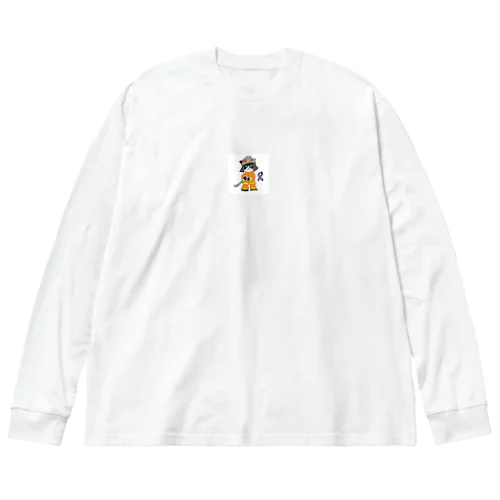 猫　国際消防士の日 Big Long Sleeve T-Shirt