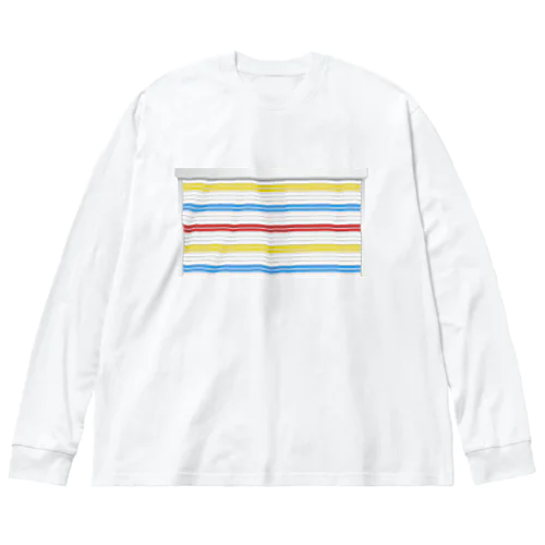 よく見る韓国のシャッター（普通の店） Big Long Sleeve T-Shirt