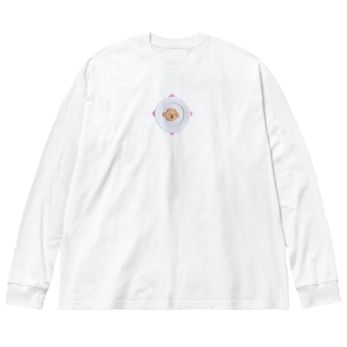 メレンゲクッキーのプードル Big Long Sleeve T-Shirt