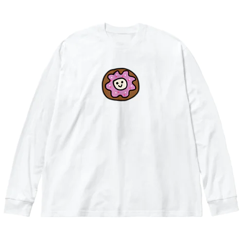 にやけドーナツ ビッグシルエットロングスリーブTシャツ