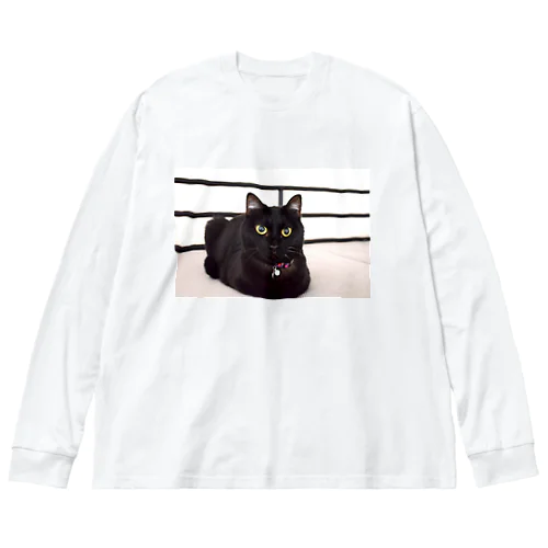 黒猫のうめたん ビッグシルエットロングスリーブTシャツ