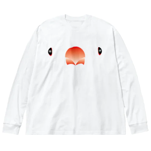 白文鳥 に俺はなる！ ビッグシルエットロングスリーブTシャツ