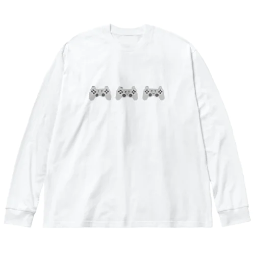 げじまゆ君ロングスリーブTシャツ Big Long Sleeve T-Shirt