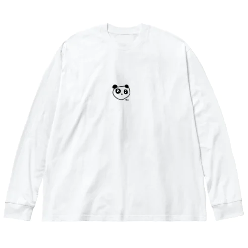 笑ってないぱんだ Big Long Sleeve T-Shirt