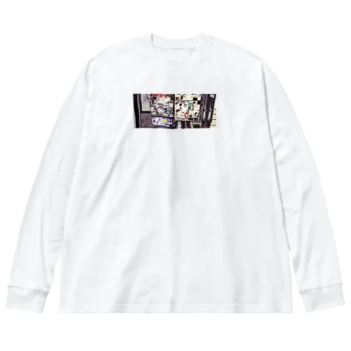 ちあんがわるい柄 ビッグシルエットロングスリーブTシャツ