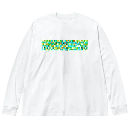 緑色々 Big Long Sleeve T-Shirt