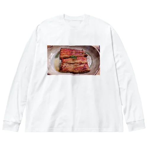 ふわふわの鰻様 ビッグシルエットロングスリーブTシャツ