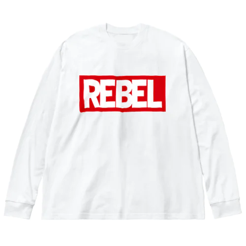 REBEL RED ビッグシルエットロングスリーブTシャツ