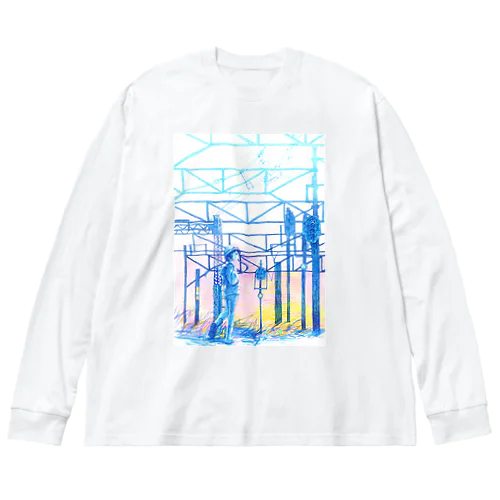 矢ヶ崎第一閉そく信号機(碓氷線) Big Long Sleeve T-Shirt