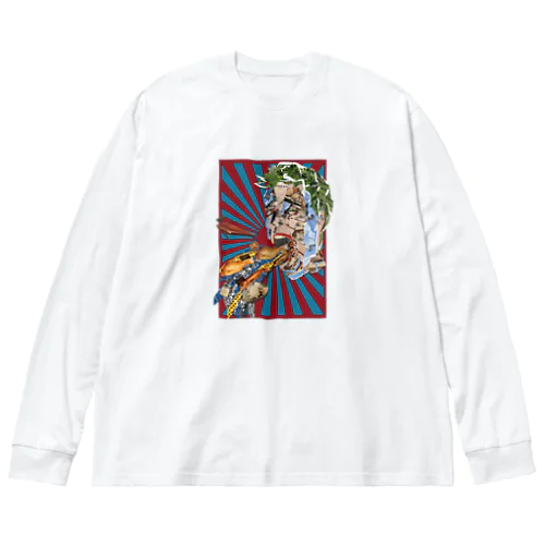 ゲロゲロキラ ビッグシルエットロングスリーブTシャツ