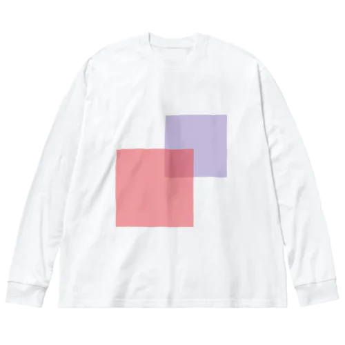 Dot square ビッグシルエットロングスリーブTシャツ