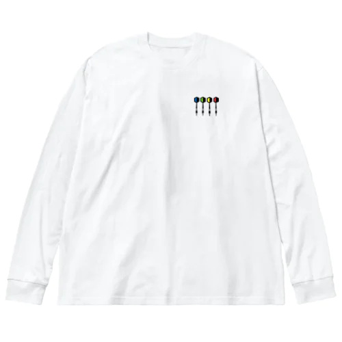 ダーツ4兄弟 루즈핏 롱 슬리브 티셔츠