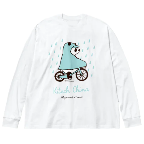 レインコートパンダ Big Long Sleeve T-Shirt